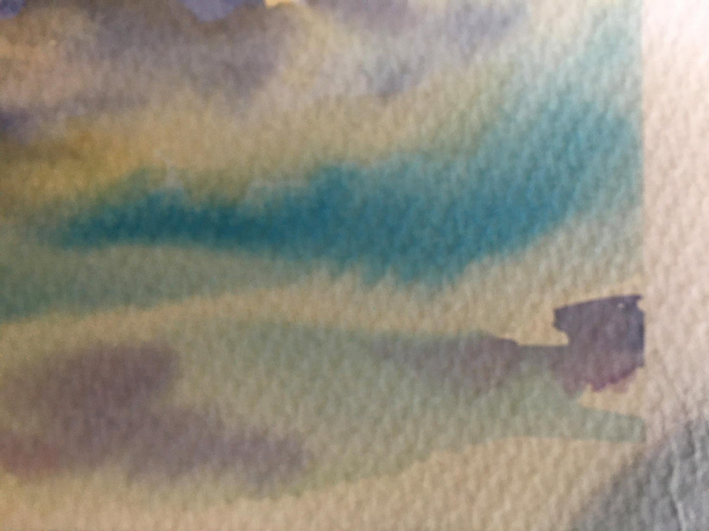 Watercolor painting Rocks Svetlana Gramm