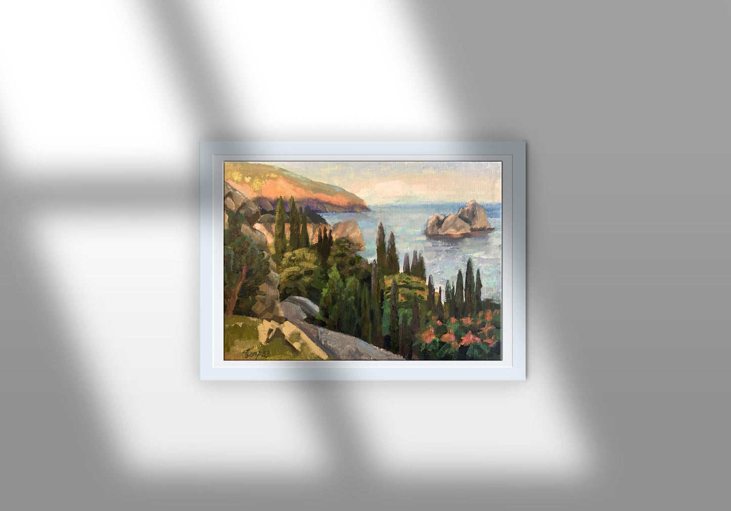 Oil painting Gurzuf Batrakov Vladimir Grigorievich