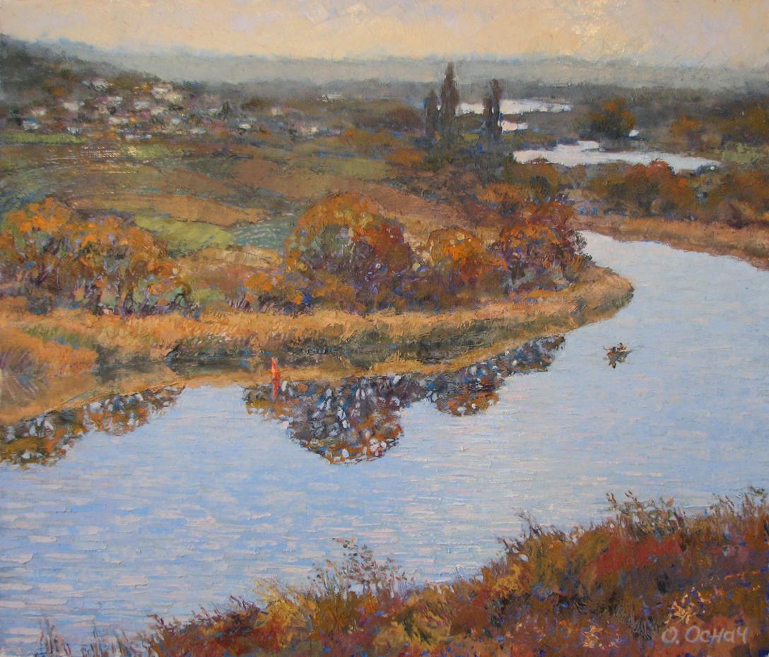Oil painting Autumn comfort Osnach Olesia