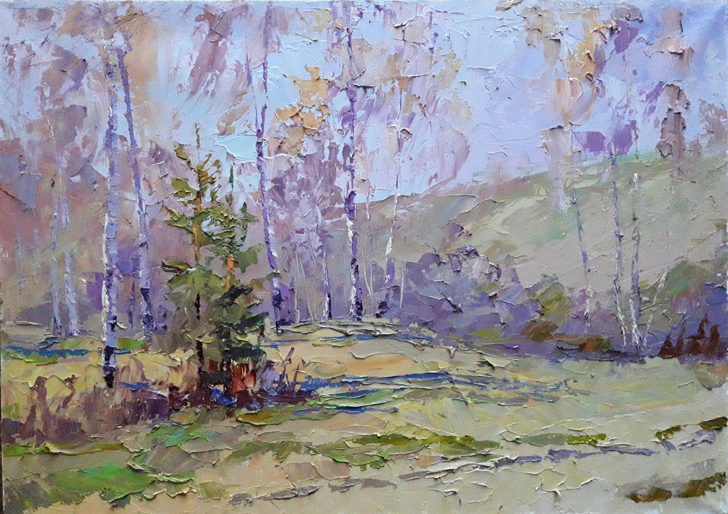 Oil painting Spring forest Serdyuk Boris Petrovich