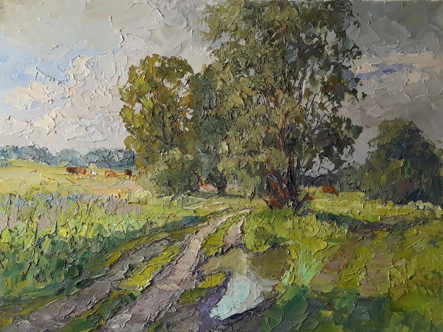 Oil painting Summer day Serdyuk Boris Petrovich №SERB 404