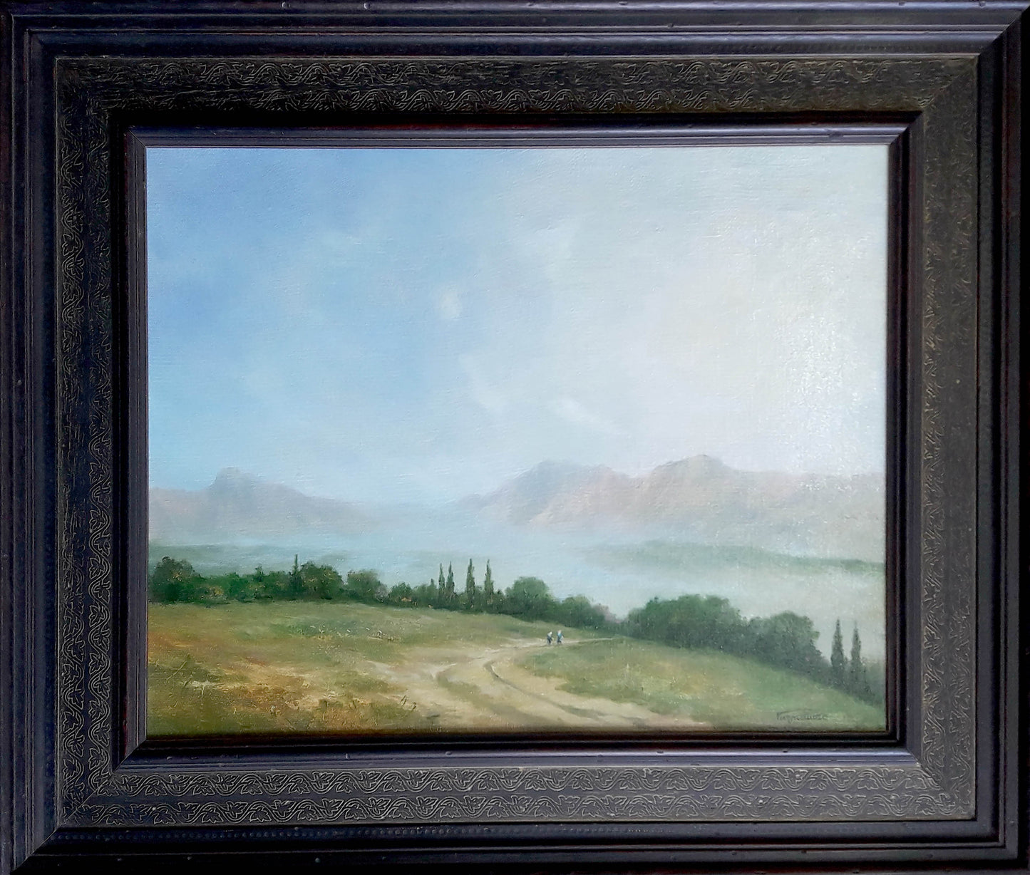 Oil painting The road to the pass Korkishko Vasily