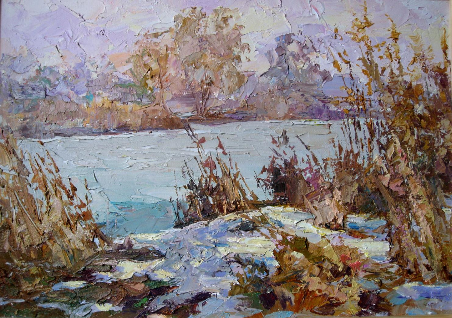 Oil painting Winter color Serdyuk Boris Petrovich