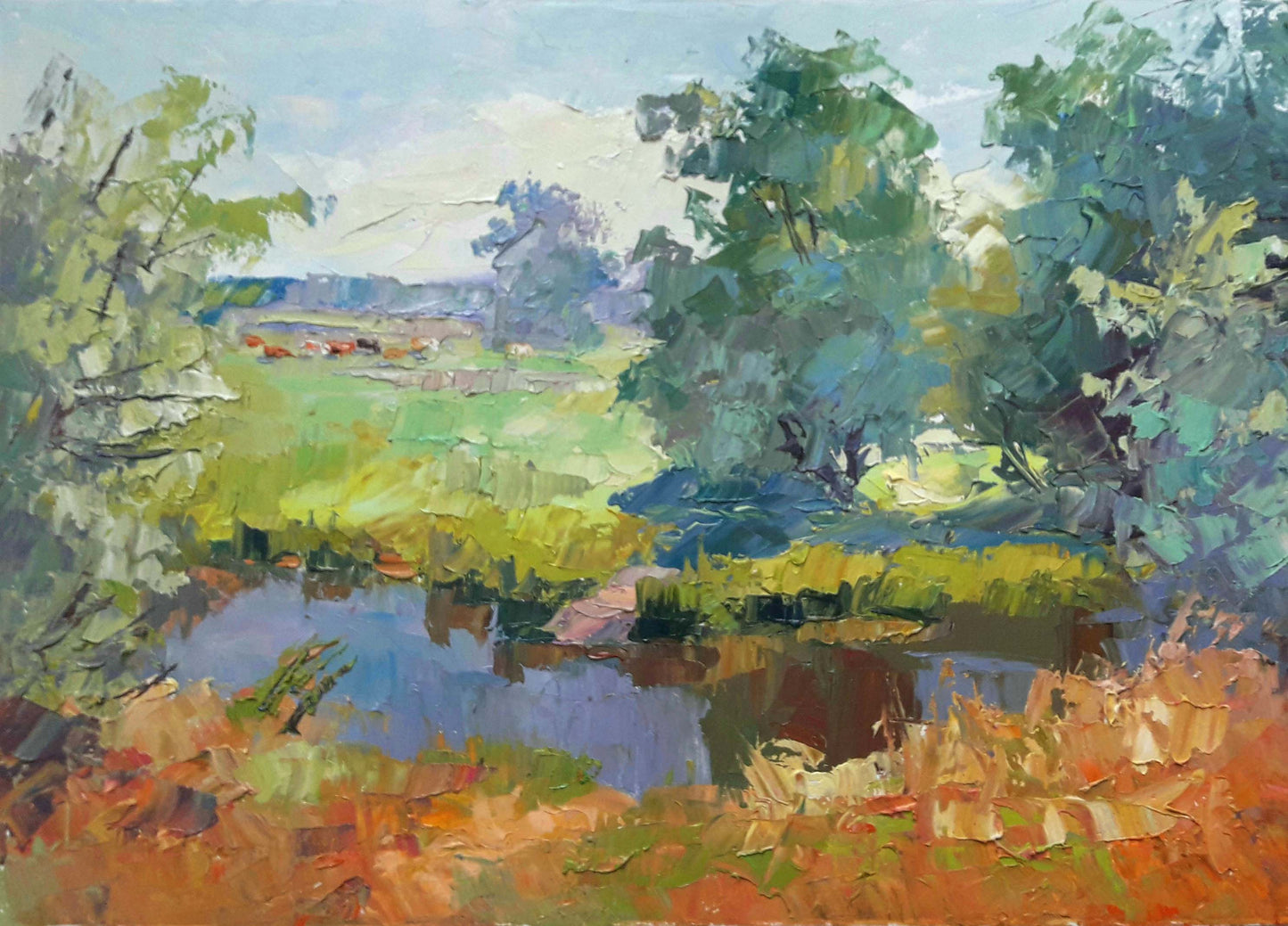 Oil painting Summer day Serdyuk Boris Petrovich №SERB 514