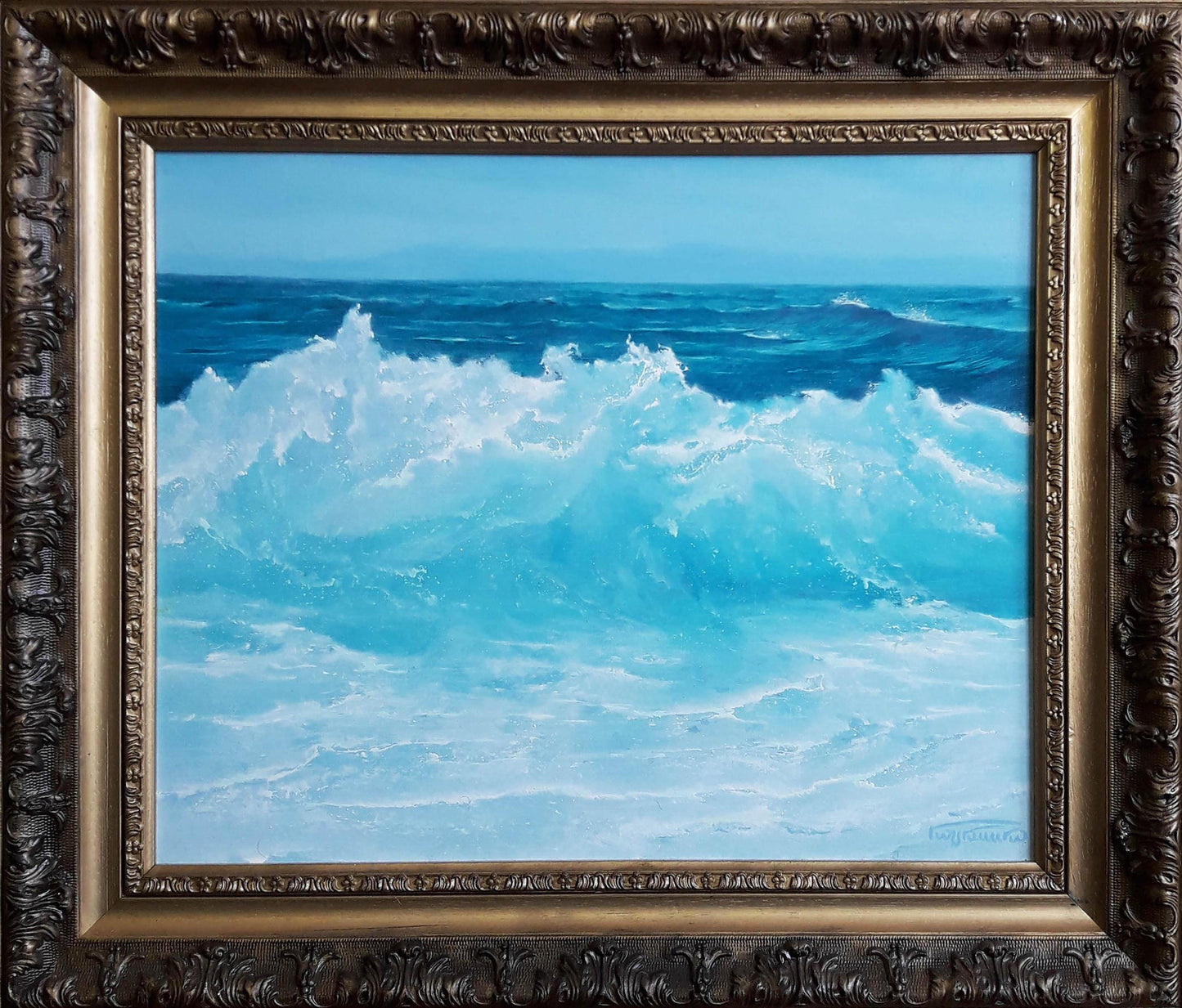 Oil painting Clean sea Vasily Korkishko