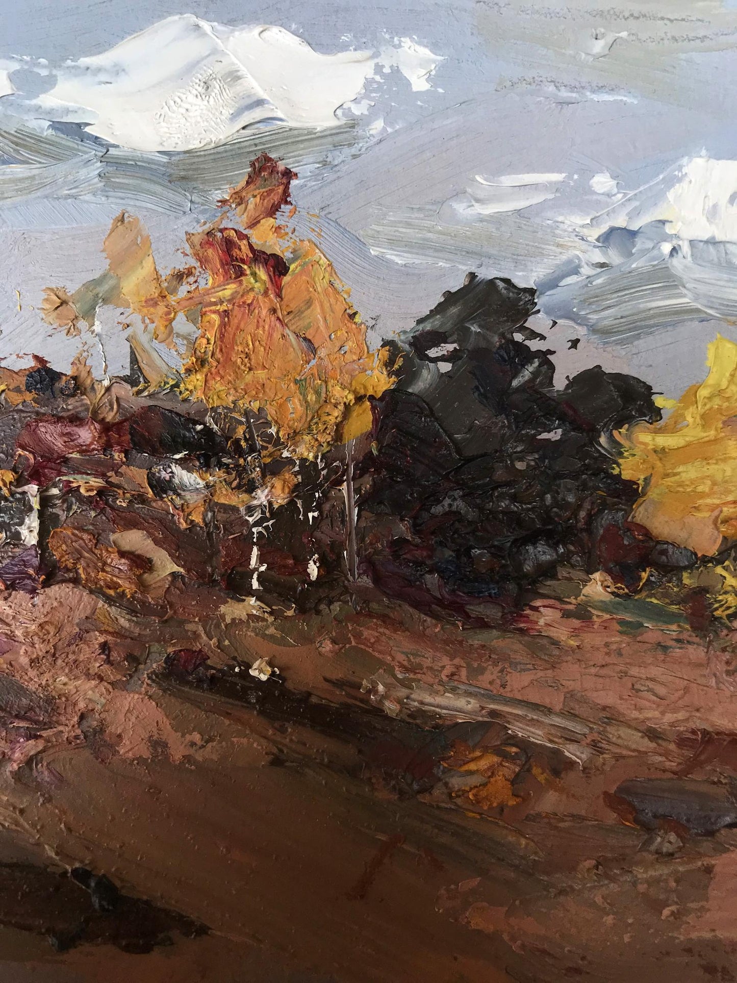 Oil painting Autumn Nature Landscape