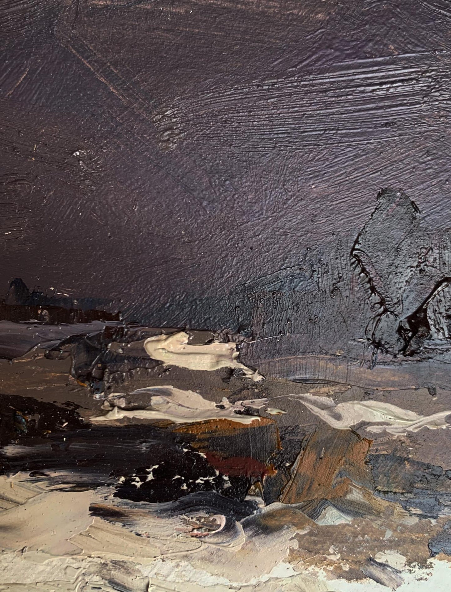 Oil painting Winter silence Oleksiyander Cherednichenko