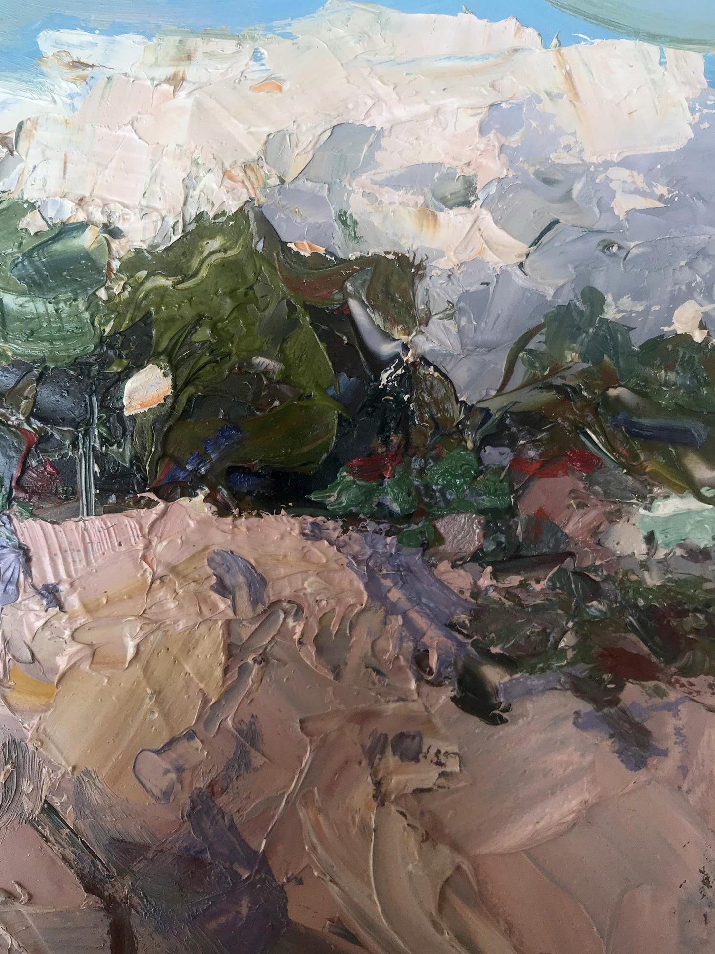 Oil painting house