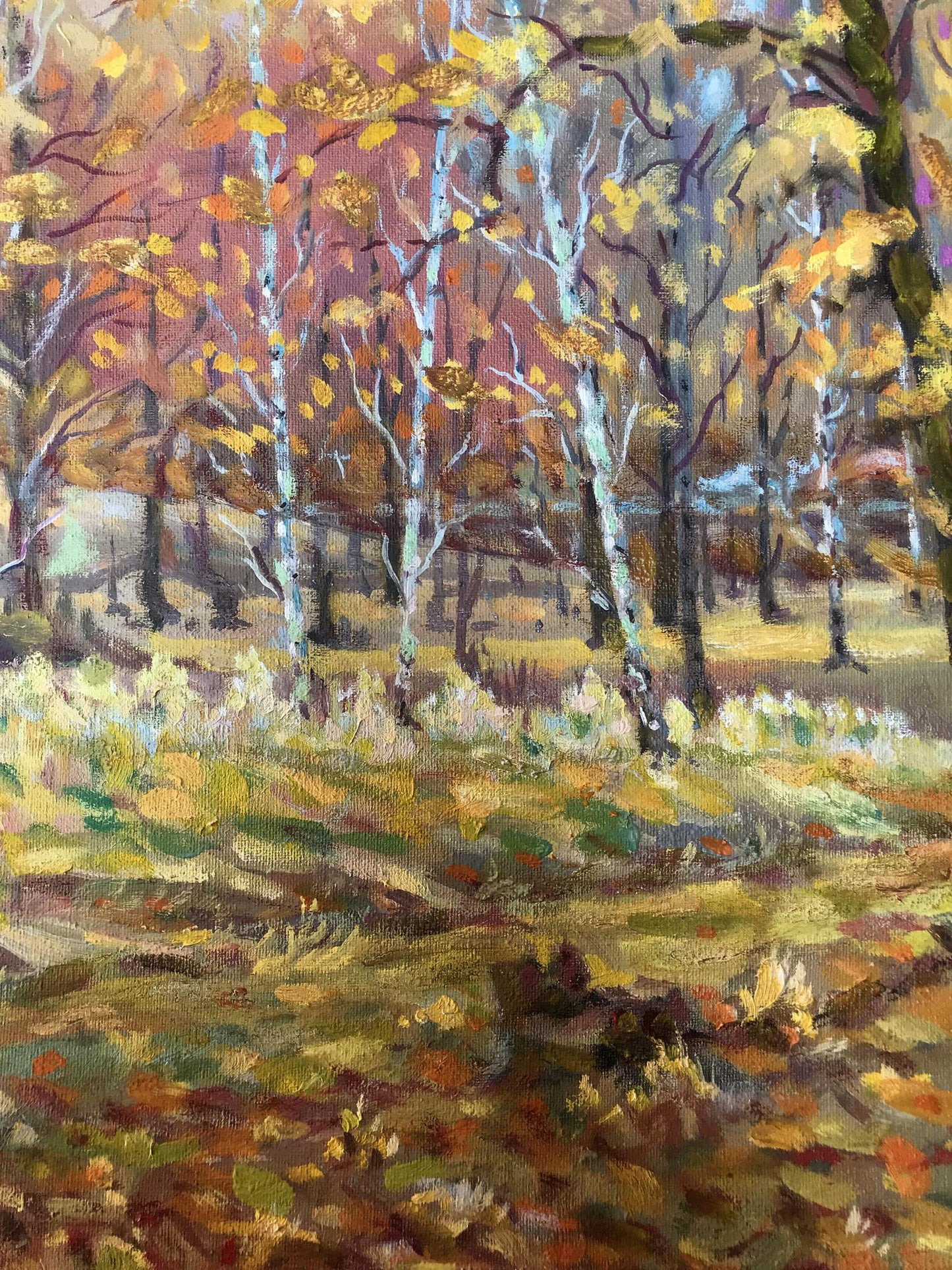landscape painting forest