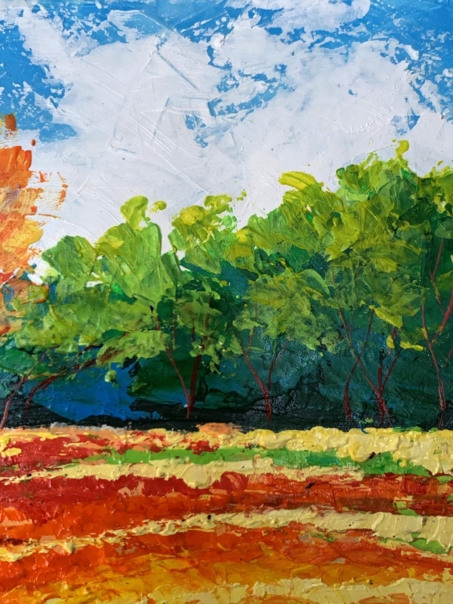 Oil painting Orange tree V. Zadorozhnya