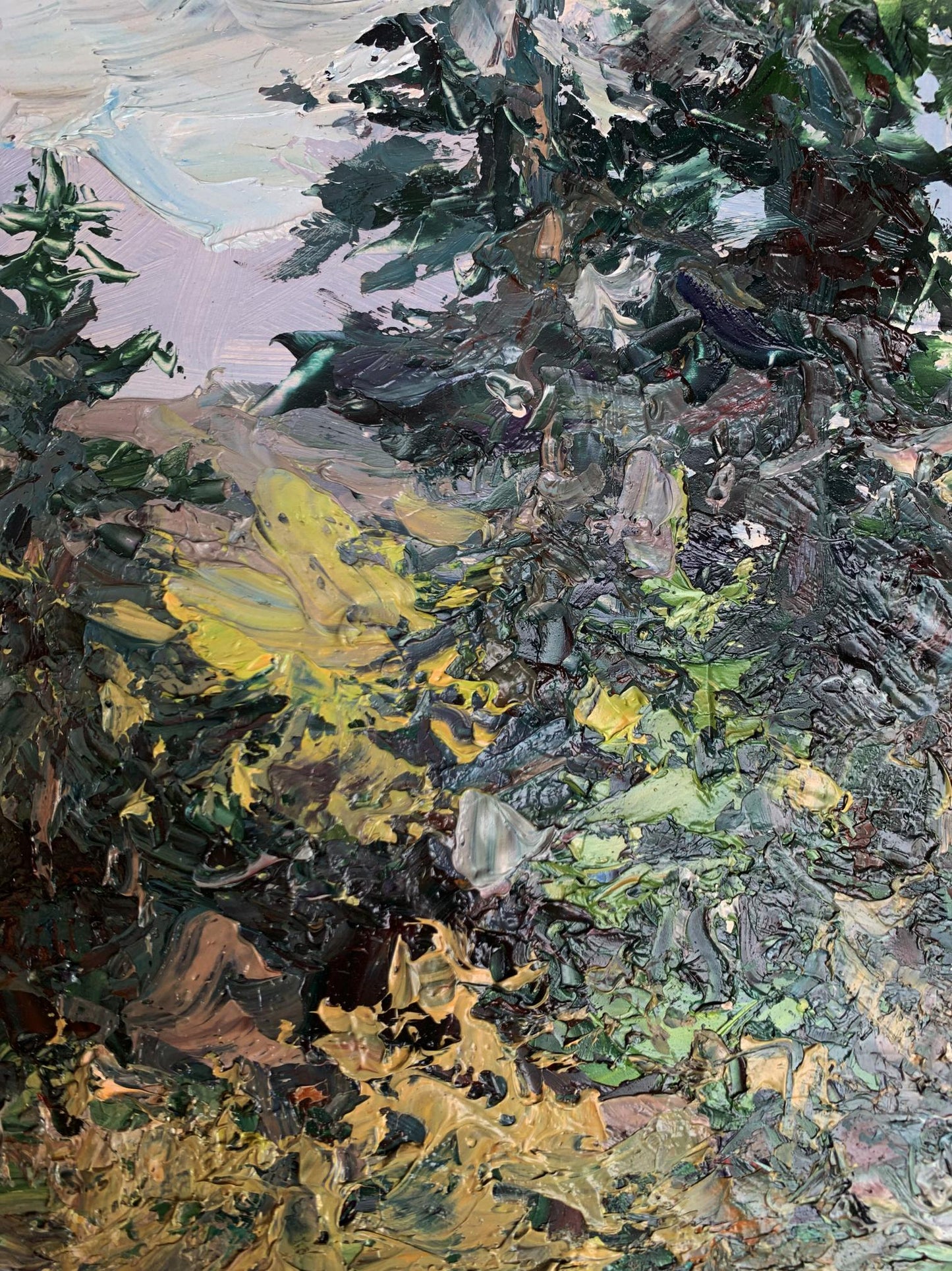 Oil painting A gloomy day Oleksiyander Cherednichenko