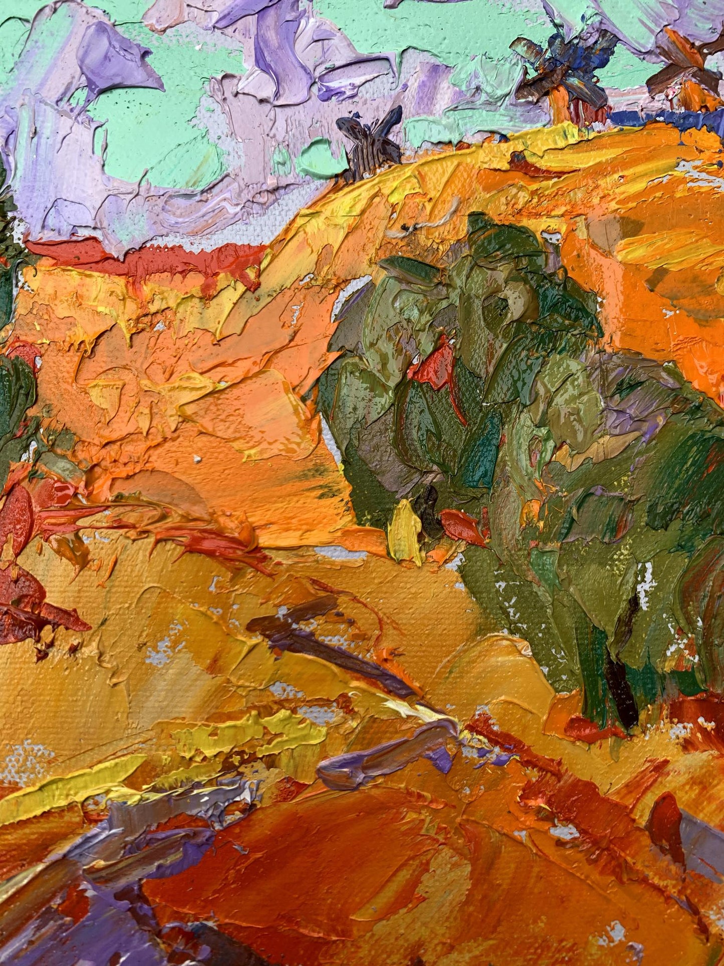 Oil painting Strong wind Ivanyuk Oleksiy