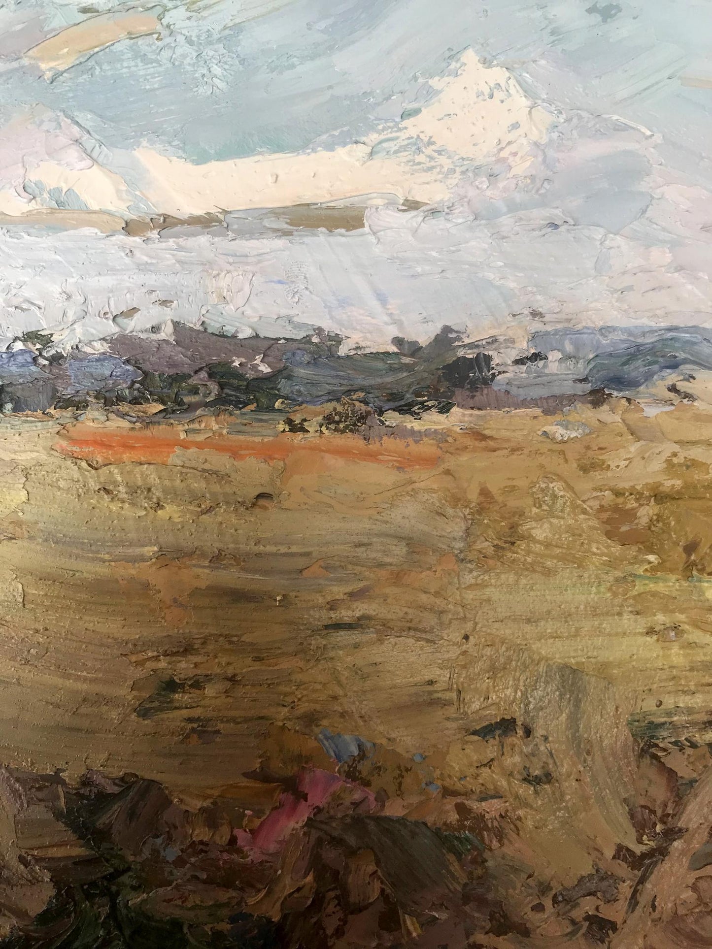 Oil painting field
