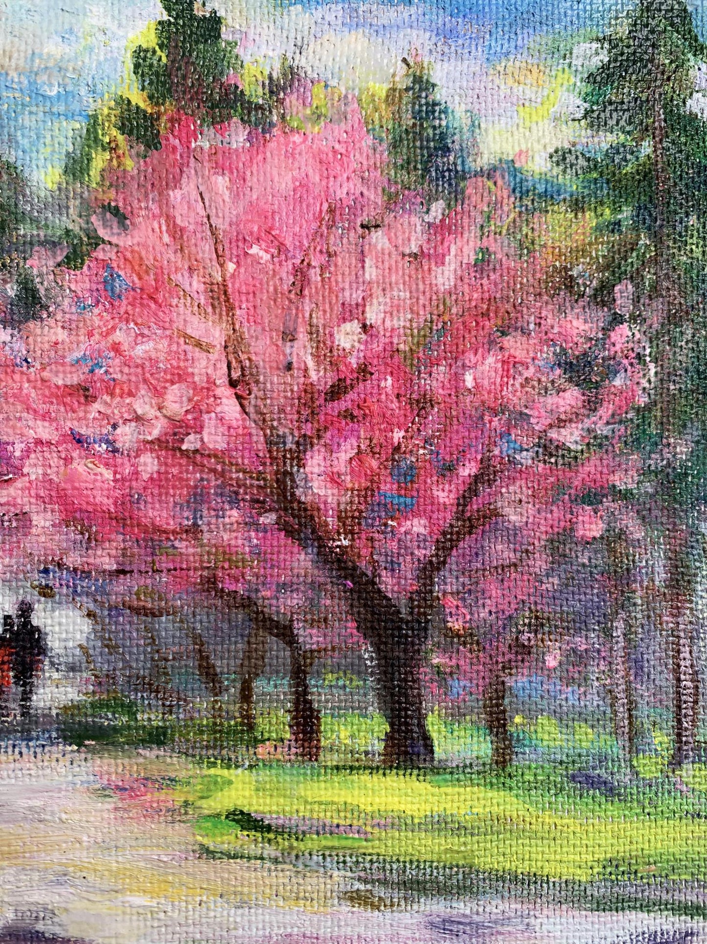 Oil painting Sakura Yu. Ulinets