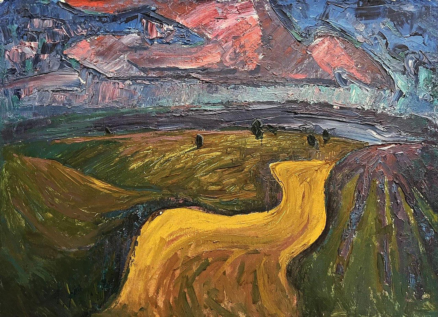 Oil painting landscape Oleksandr Andreev
