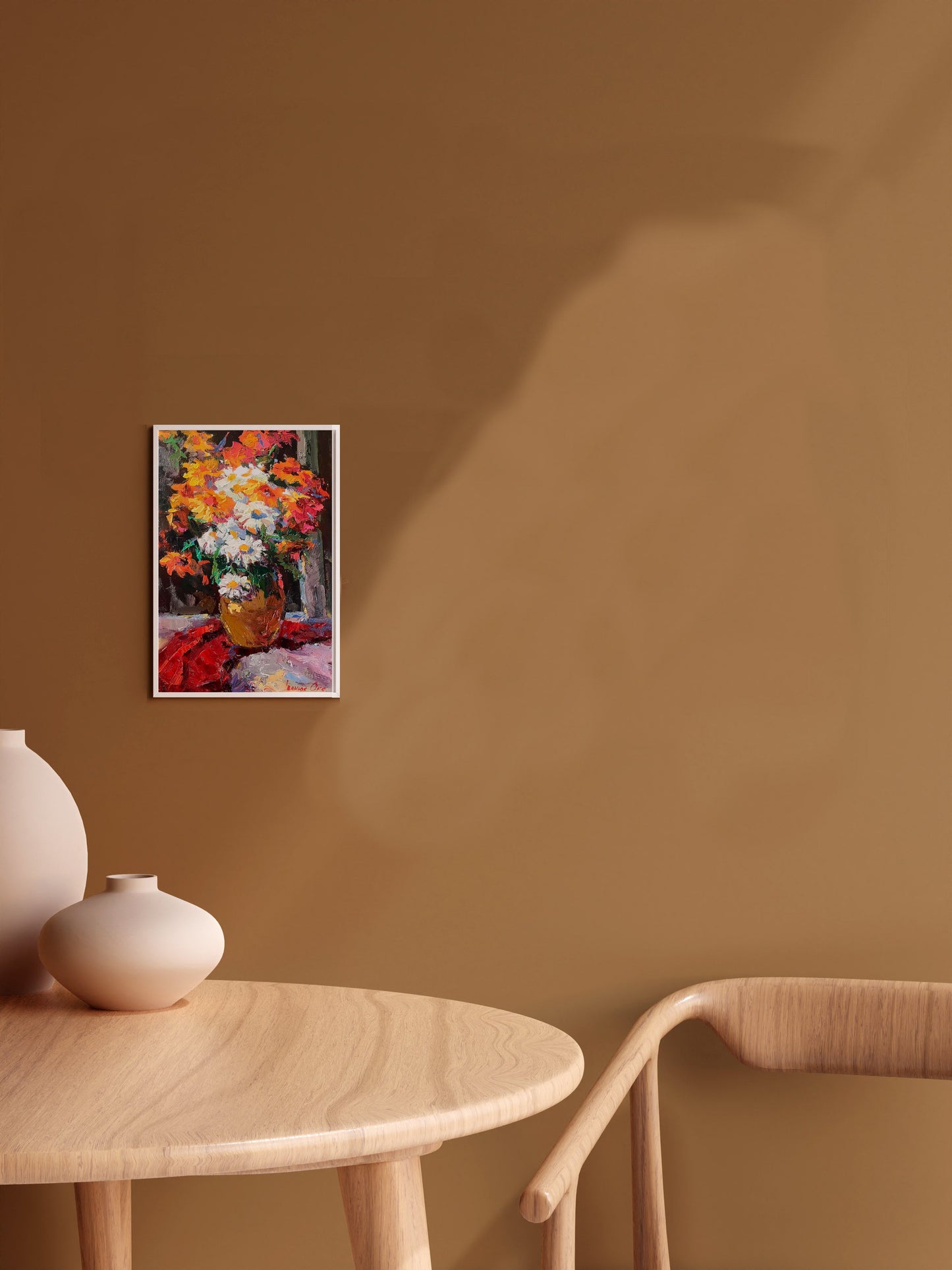 Still life with camomiles