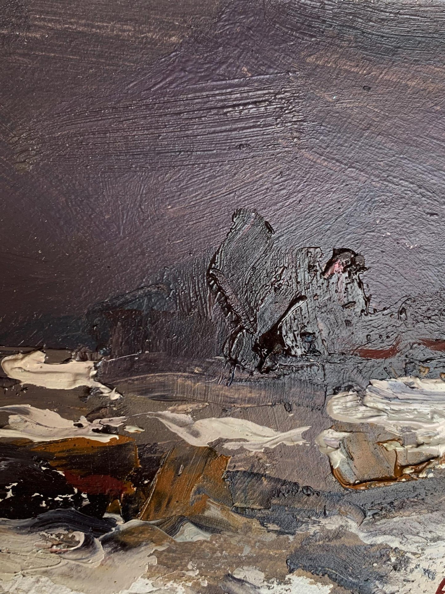 Oil painting Winter silence Oleksiyander Cherednichenko