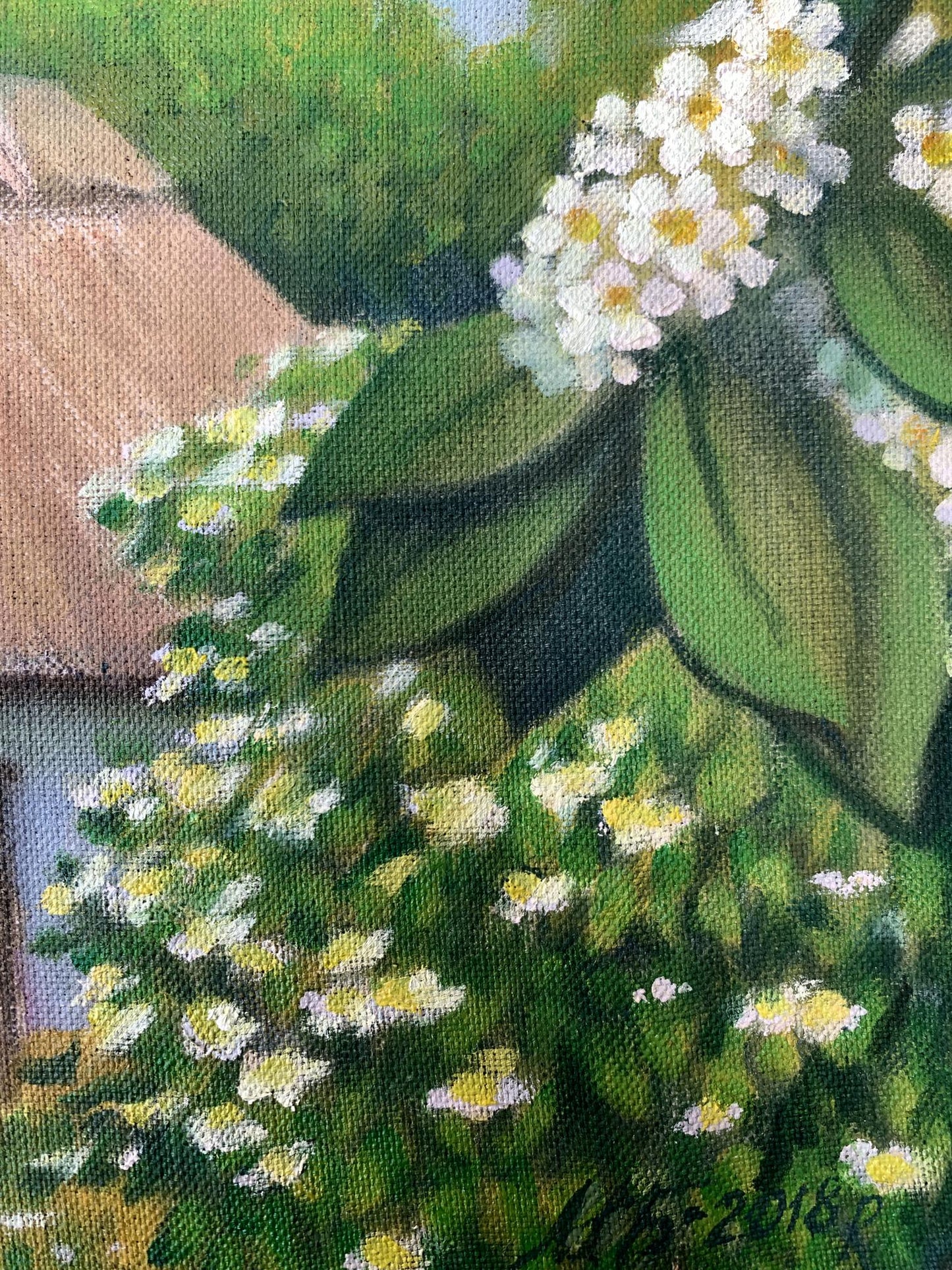 Oil painting Blooming Garden Mykhailo Burdylo