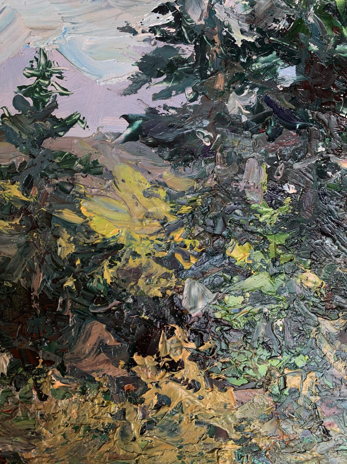 Oil painting A gloomy day Oleksiyander Cherednichenko