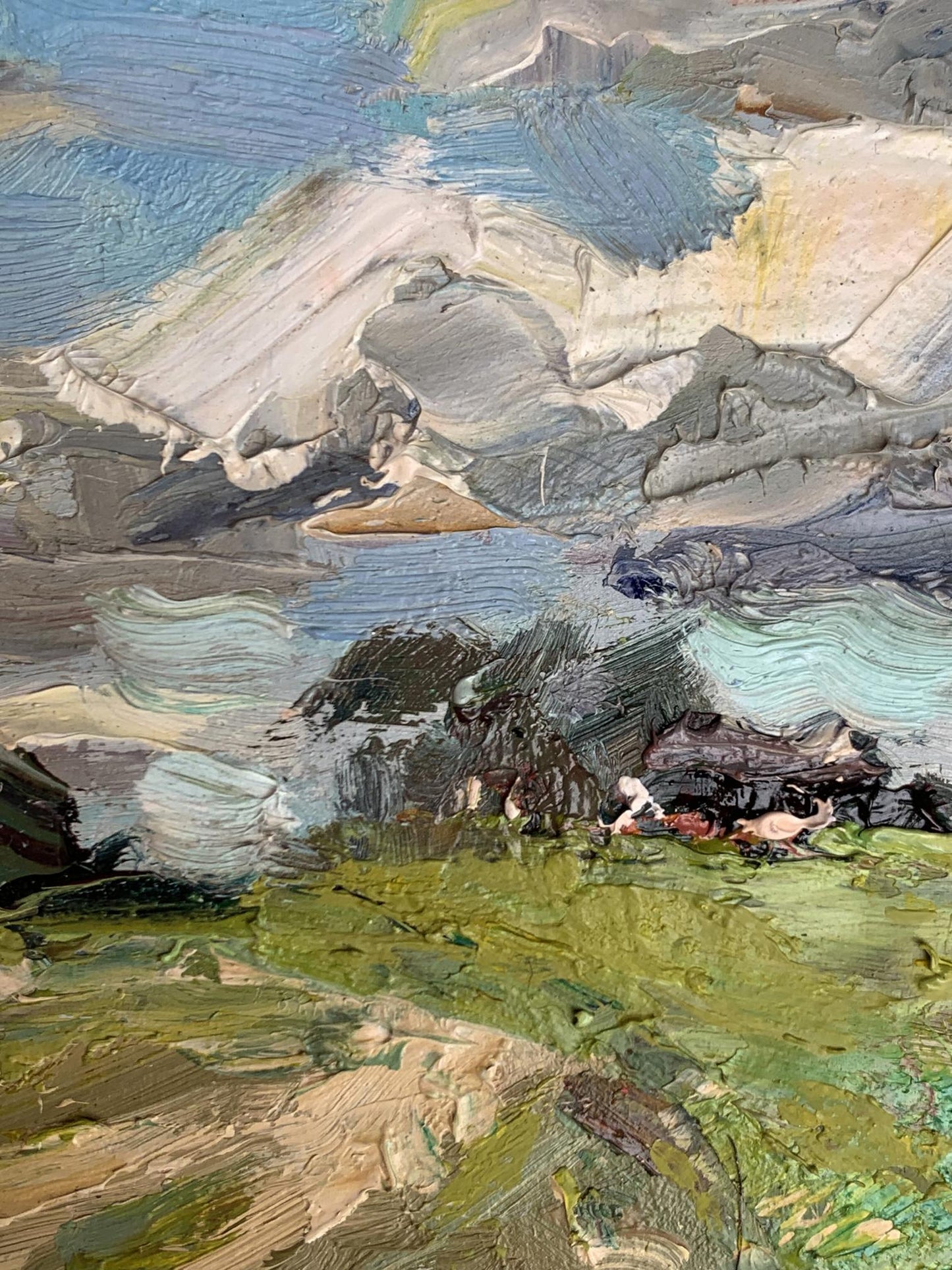 Oil painting Windy day Oleksiyander Cherednichenko
