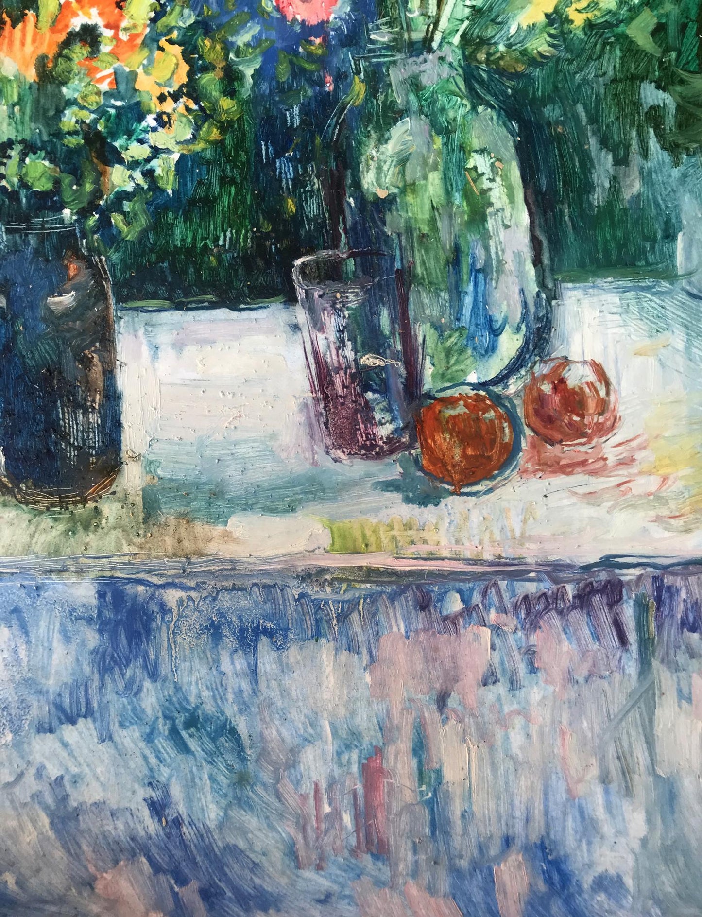 Oil Painting garden Landscape
