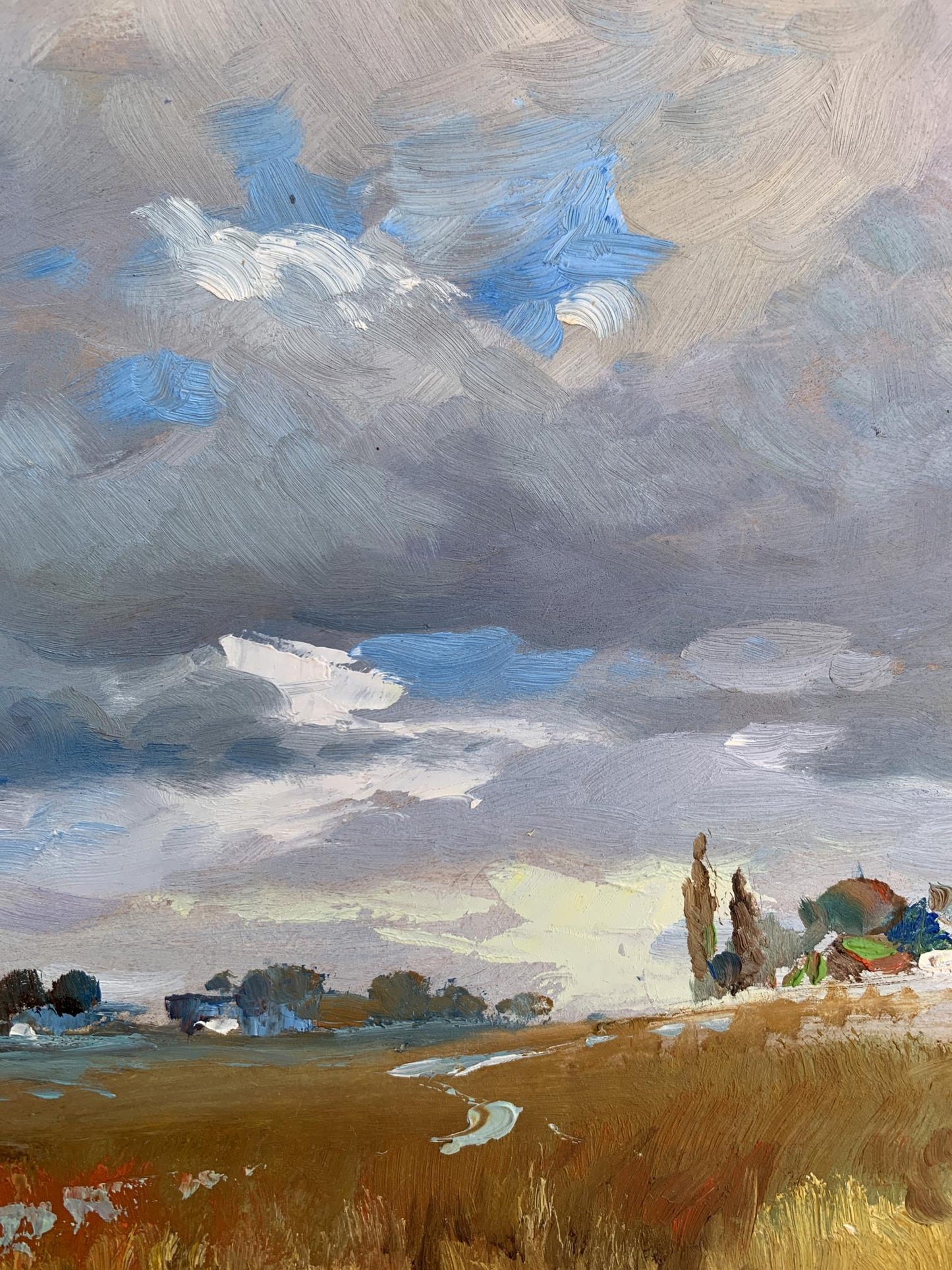 OIl painting Not far from the village Yuriy Suprunchuk