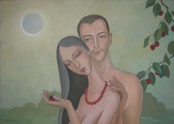 Oil painting The Bonds of Time Savenets Valery