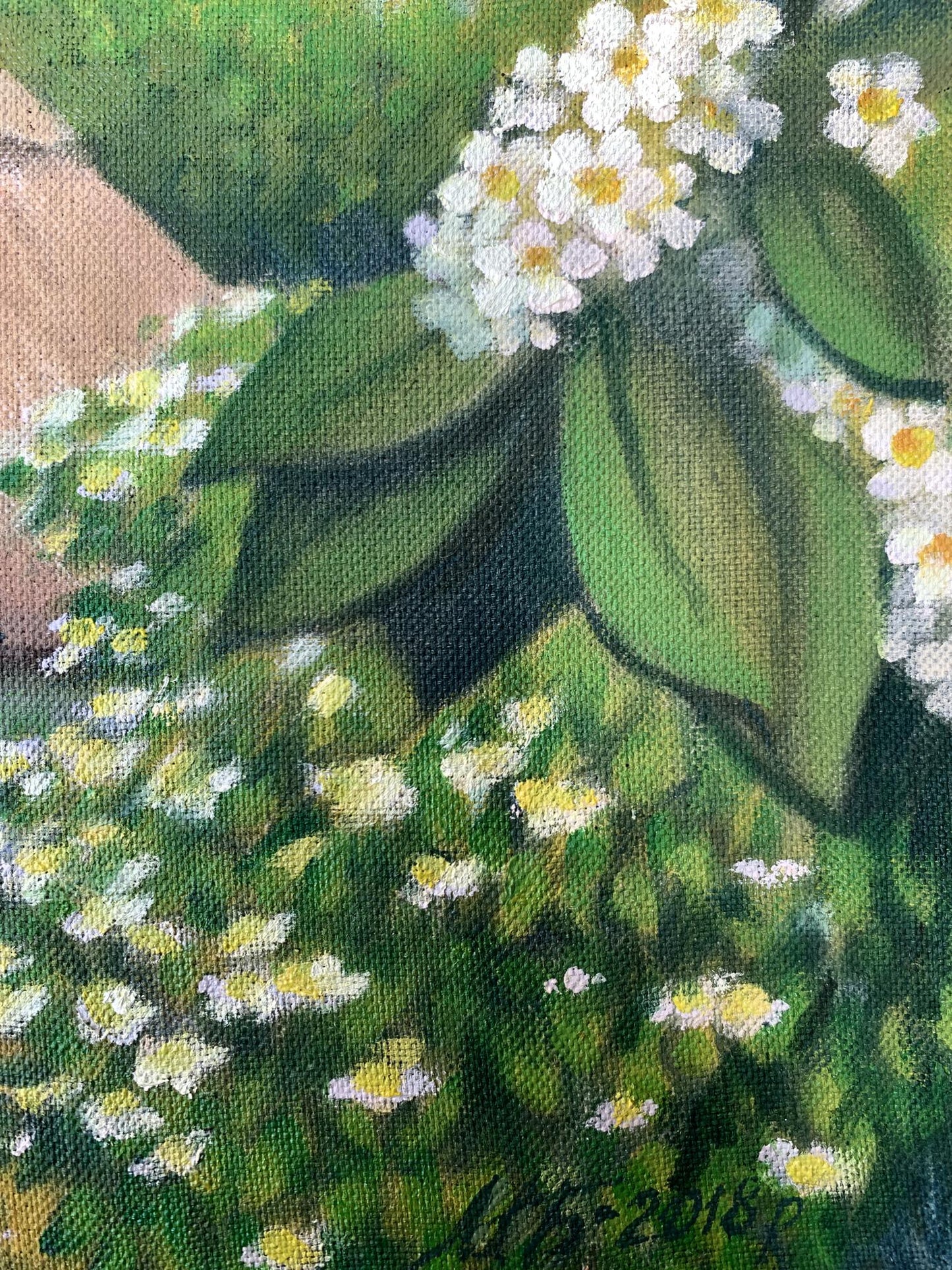 Oil painting Blooming Garden Mykhailo Burdylo