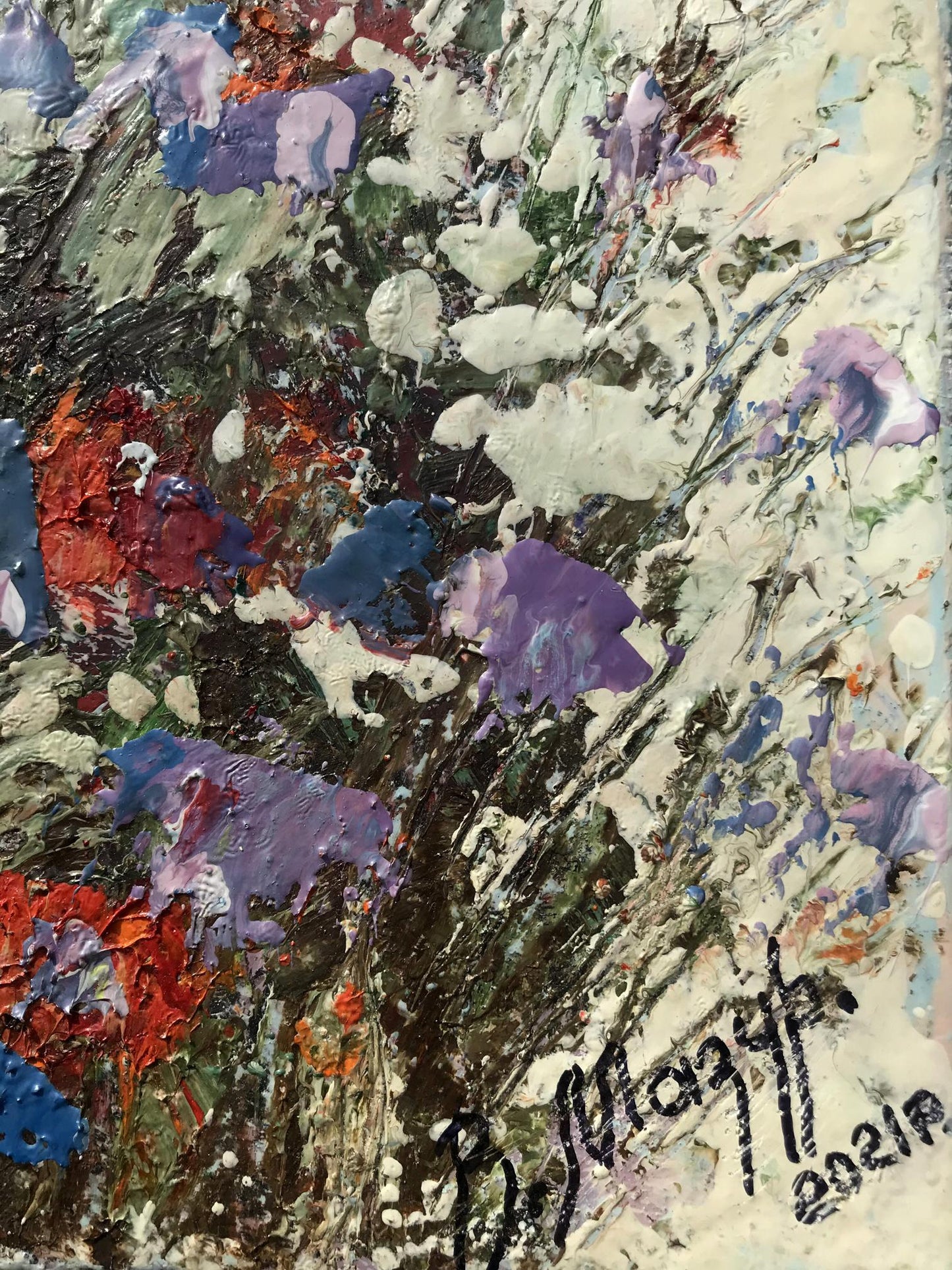 Oil painting Flowers Mazur Vladimir