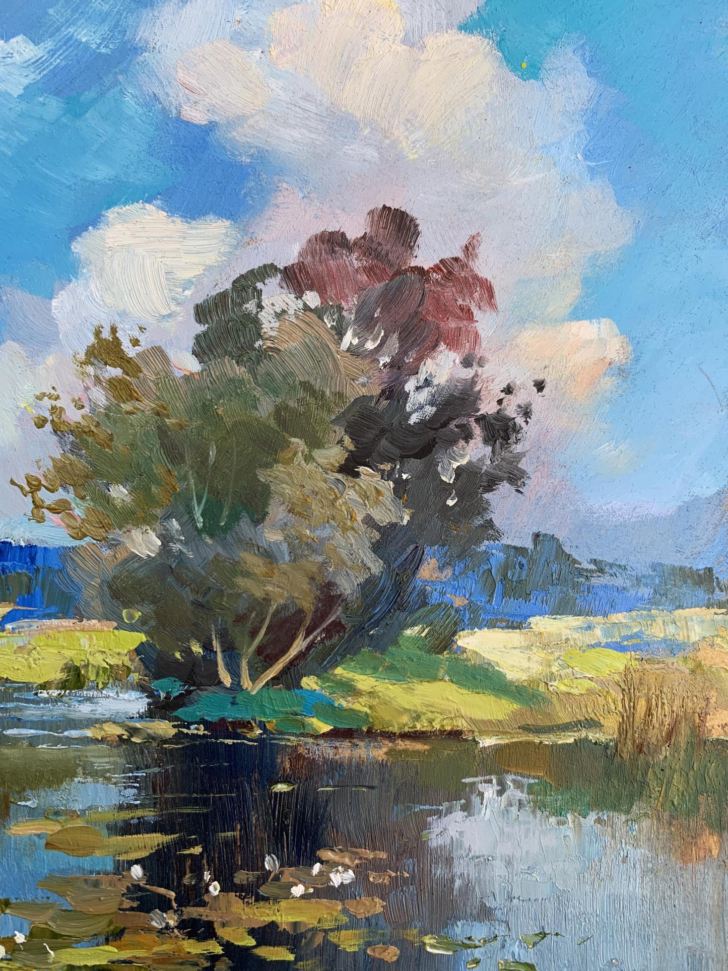 OIl painting Memory of a place in nature Yuriy Suprunchuk