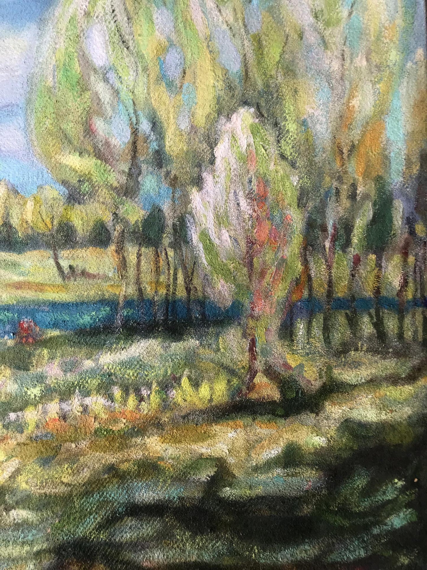 Oil Painting Summer Nature Landscape
