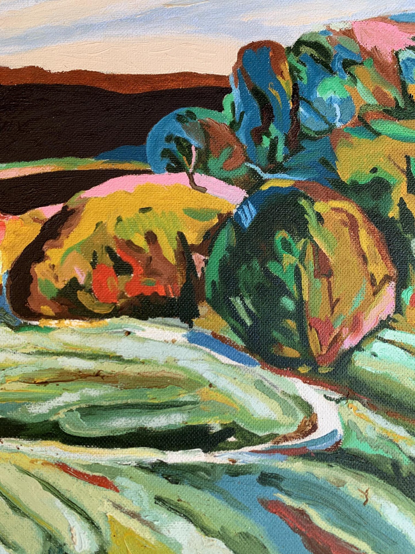 Oil painting Over the horizon Oleksandr Gukalov