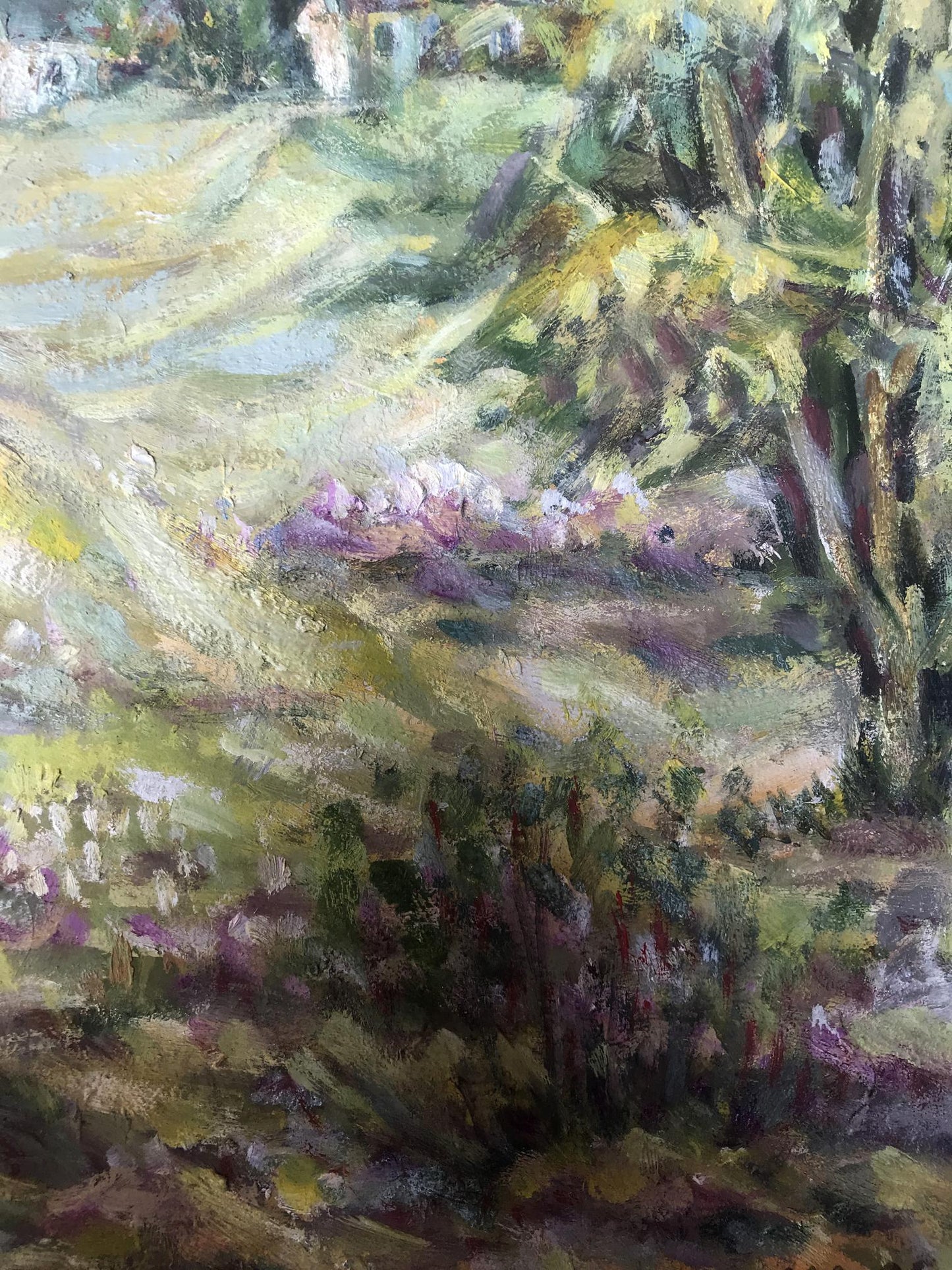 Oil Painting Nature Village Landscape