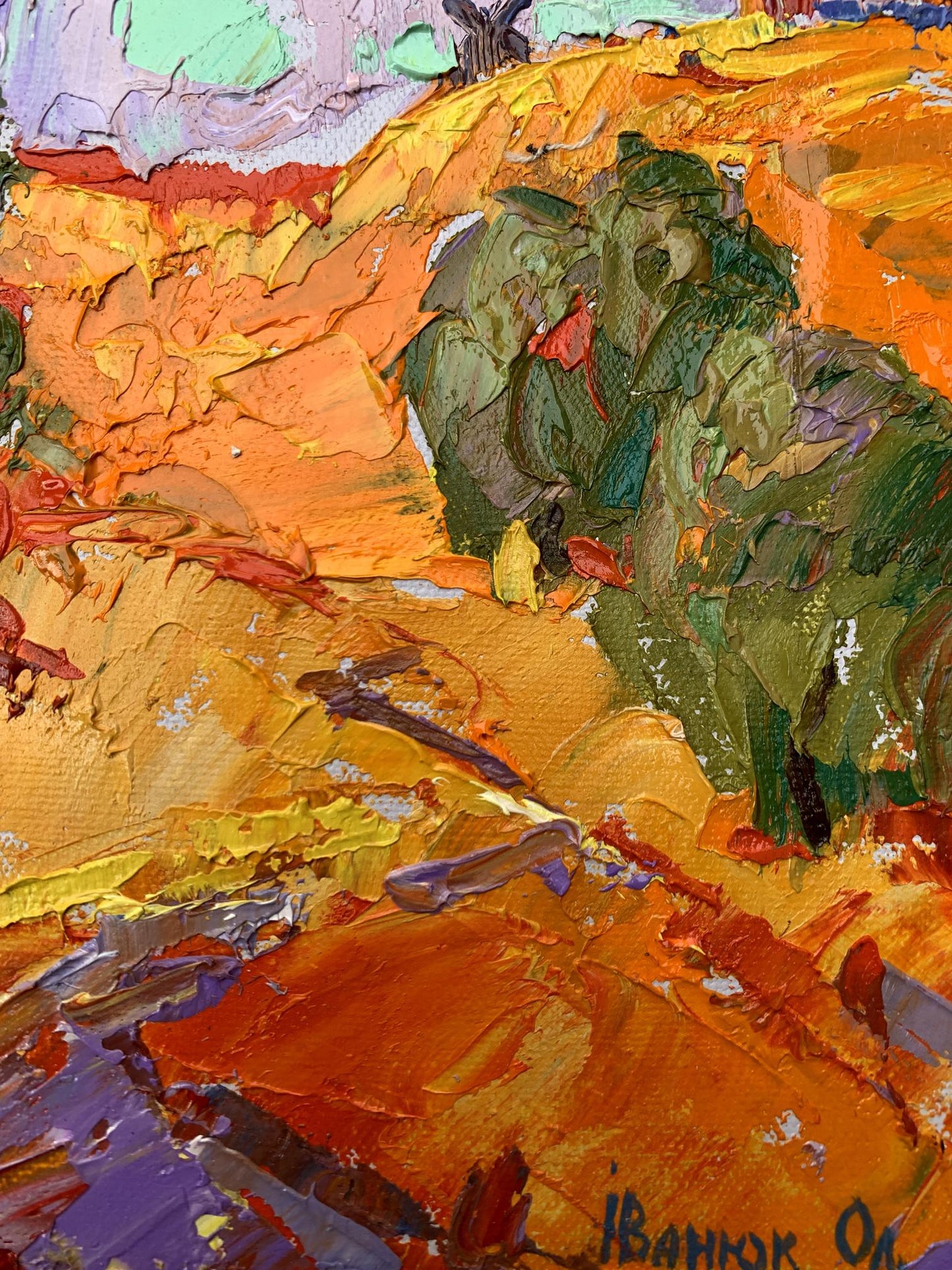 Oil painting Strong wind Ivanyuk Oleksiy