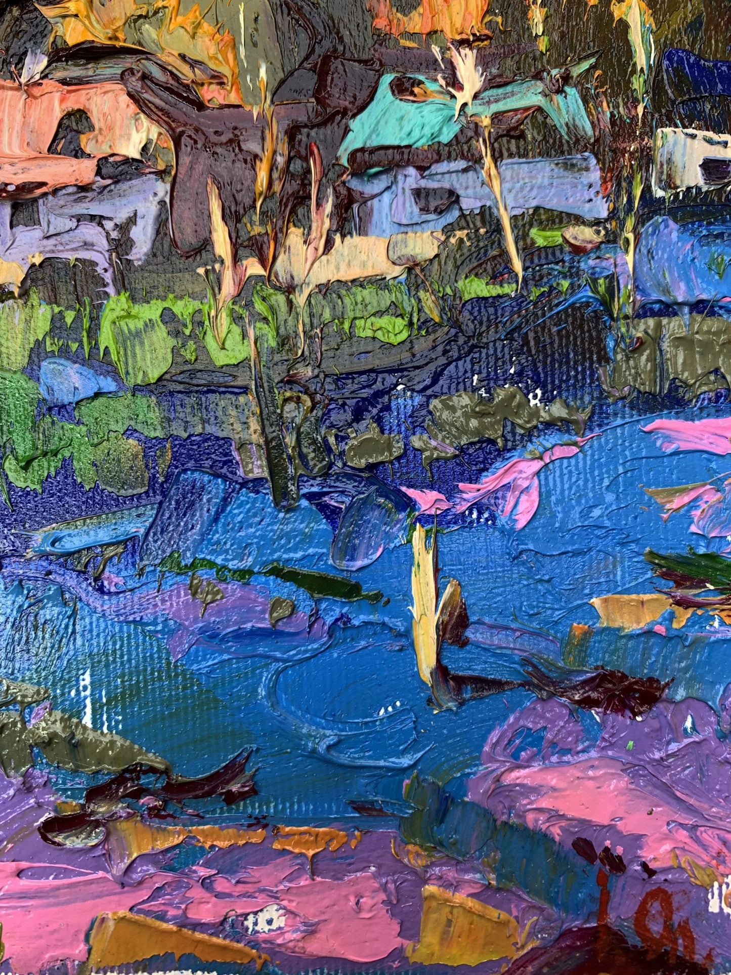 Oil painting Night has come Ivanyuk Oleksiy