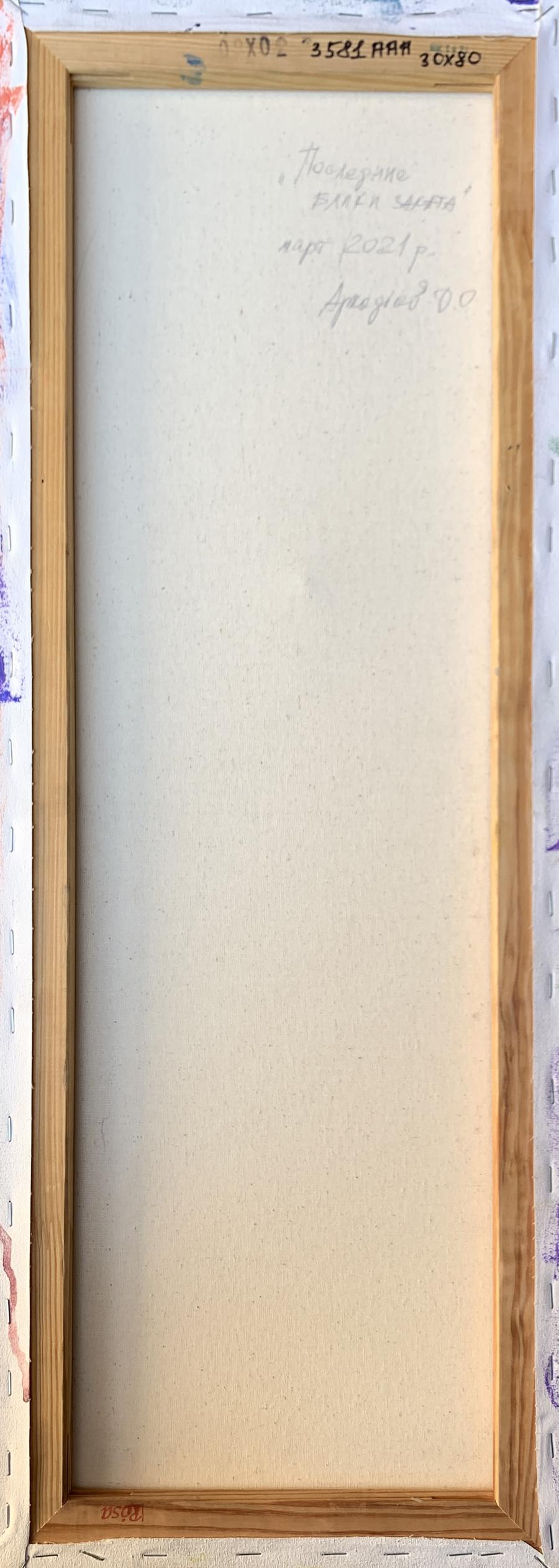 Oil painting The last glare of sunset Dmitry Arkadyev