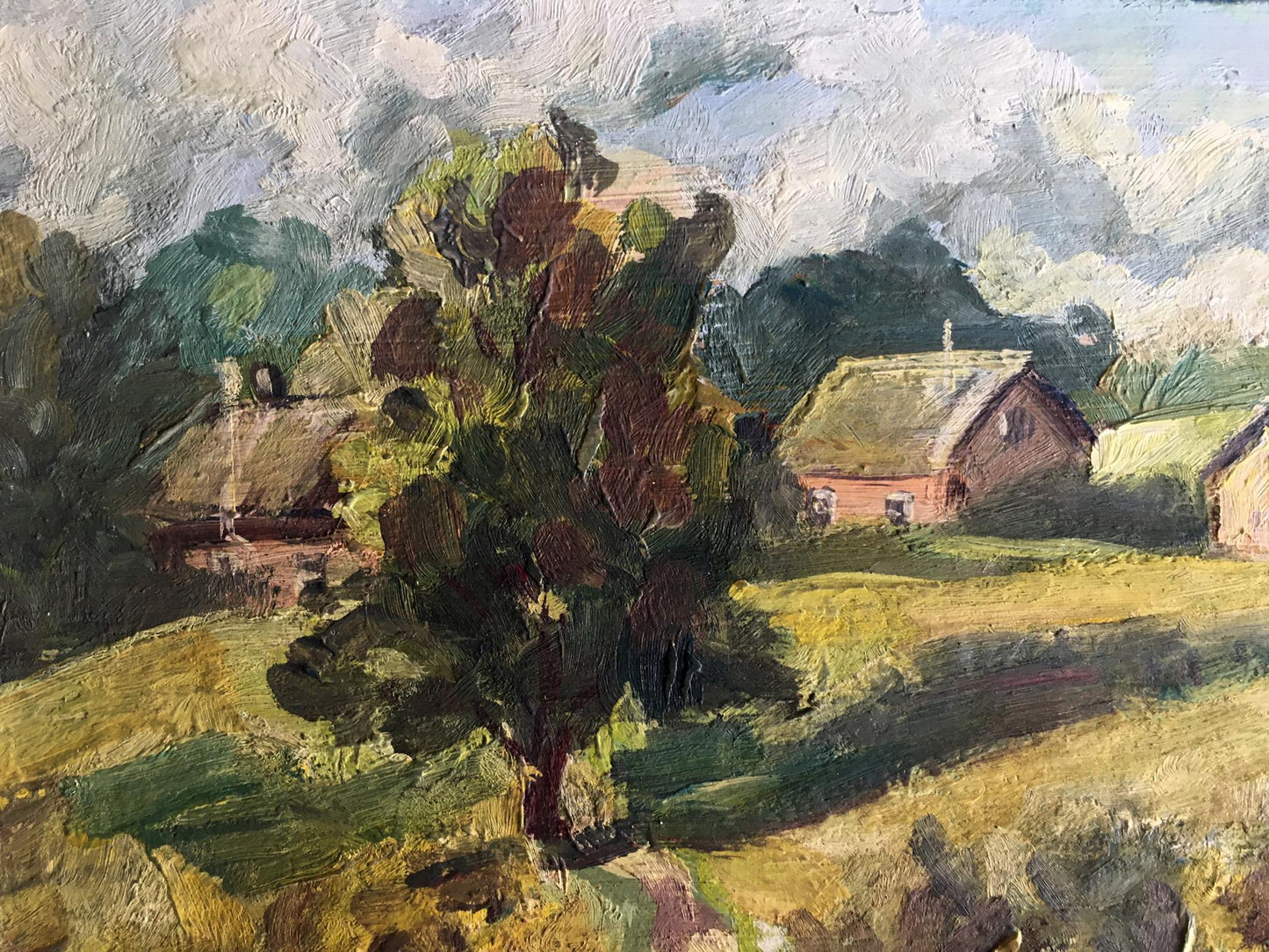 Oil painting City of Fastiv Svetlana Gramm