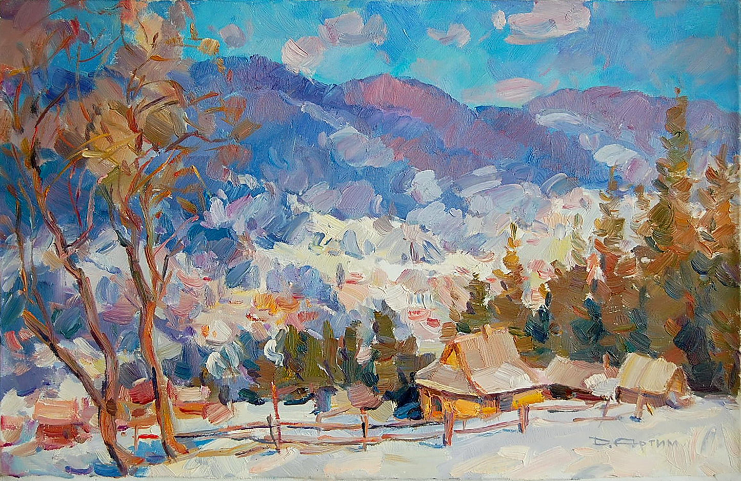 Oil painting Windy Artim Dmitry
