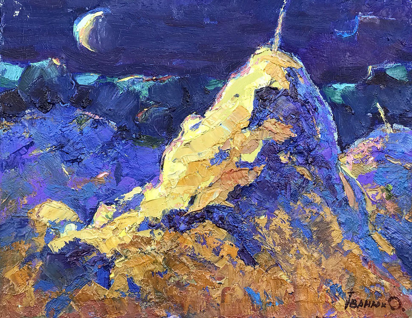 Oil painting Monthly Ivanyuk Alex