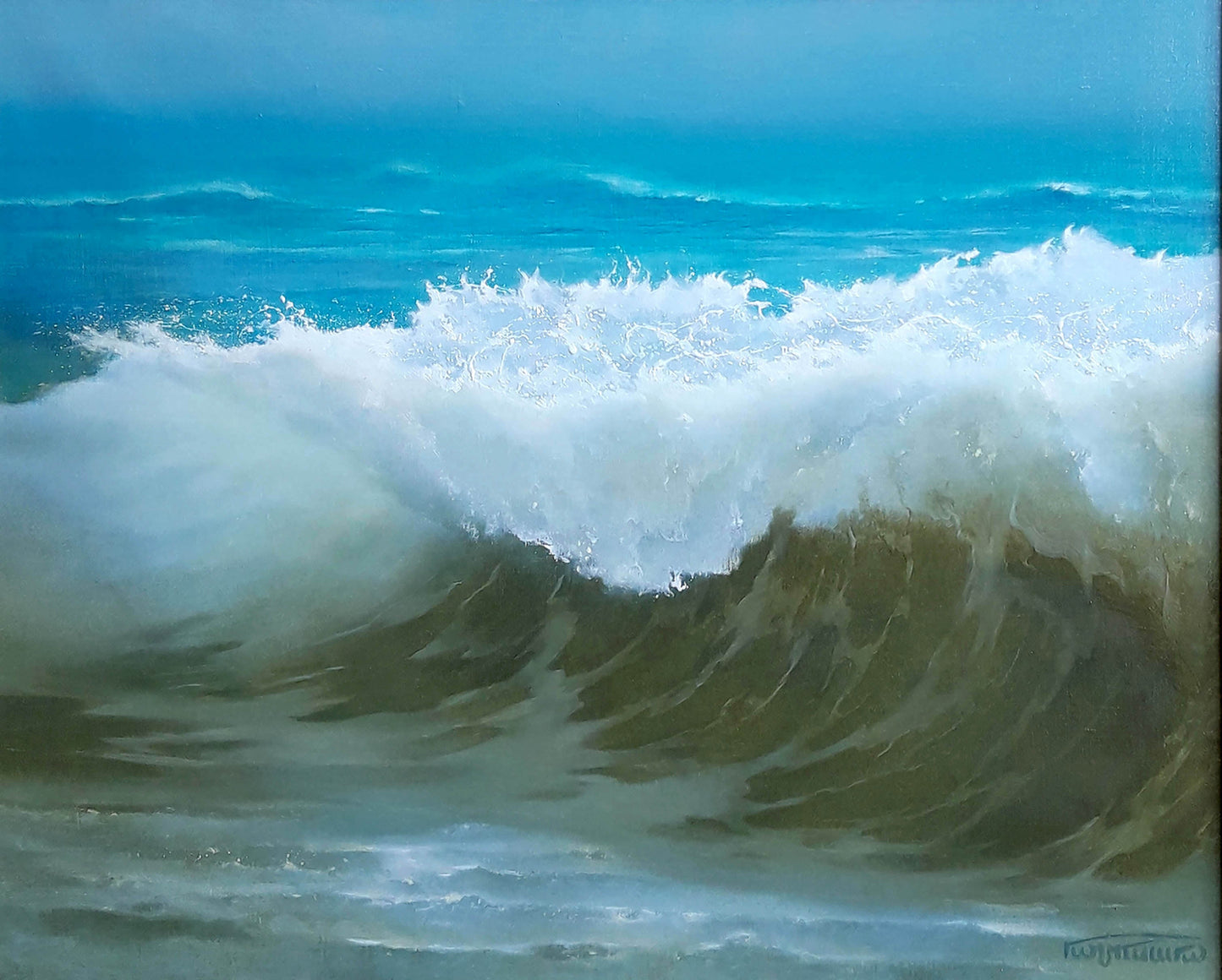 Oil painting The magic of the waves Korkishko Vasily