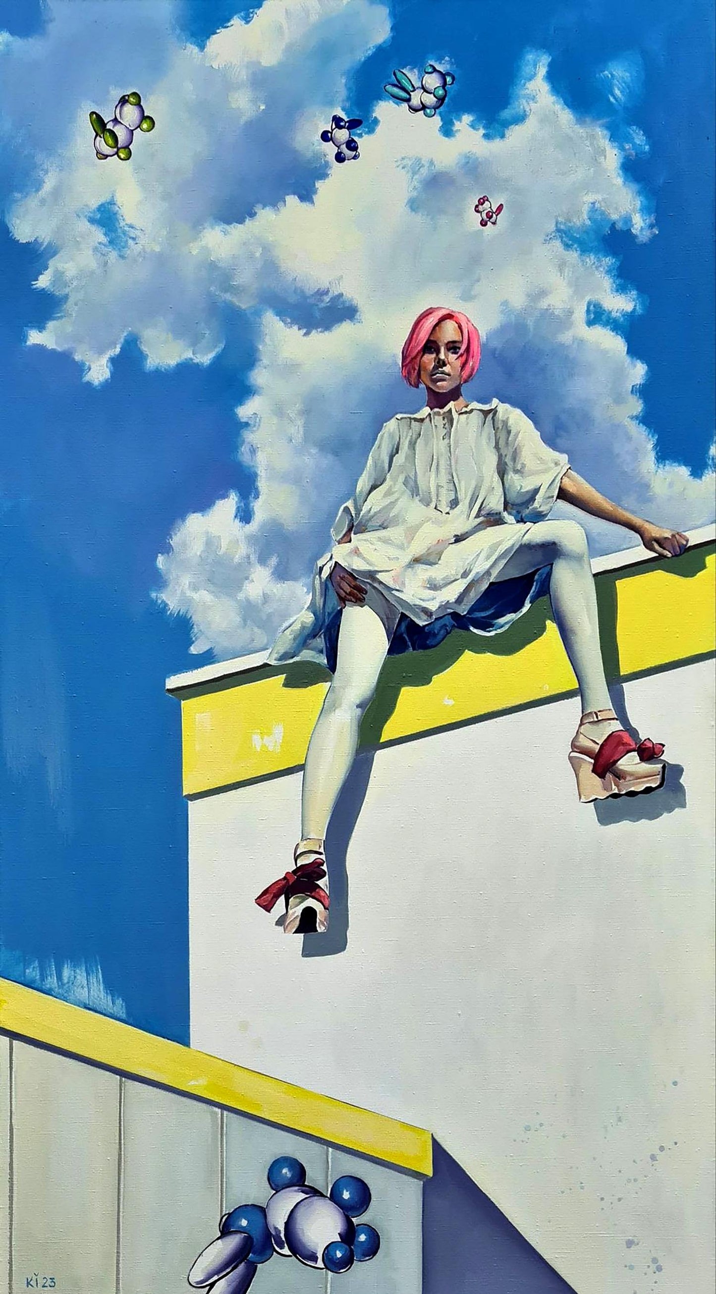 Oil painting Angel Igor Konovalov