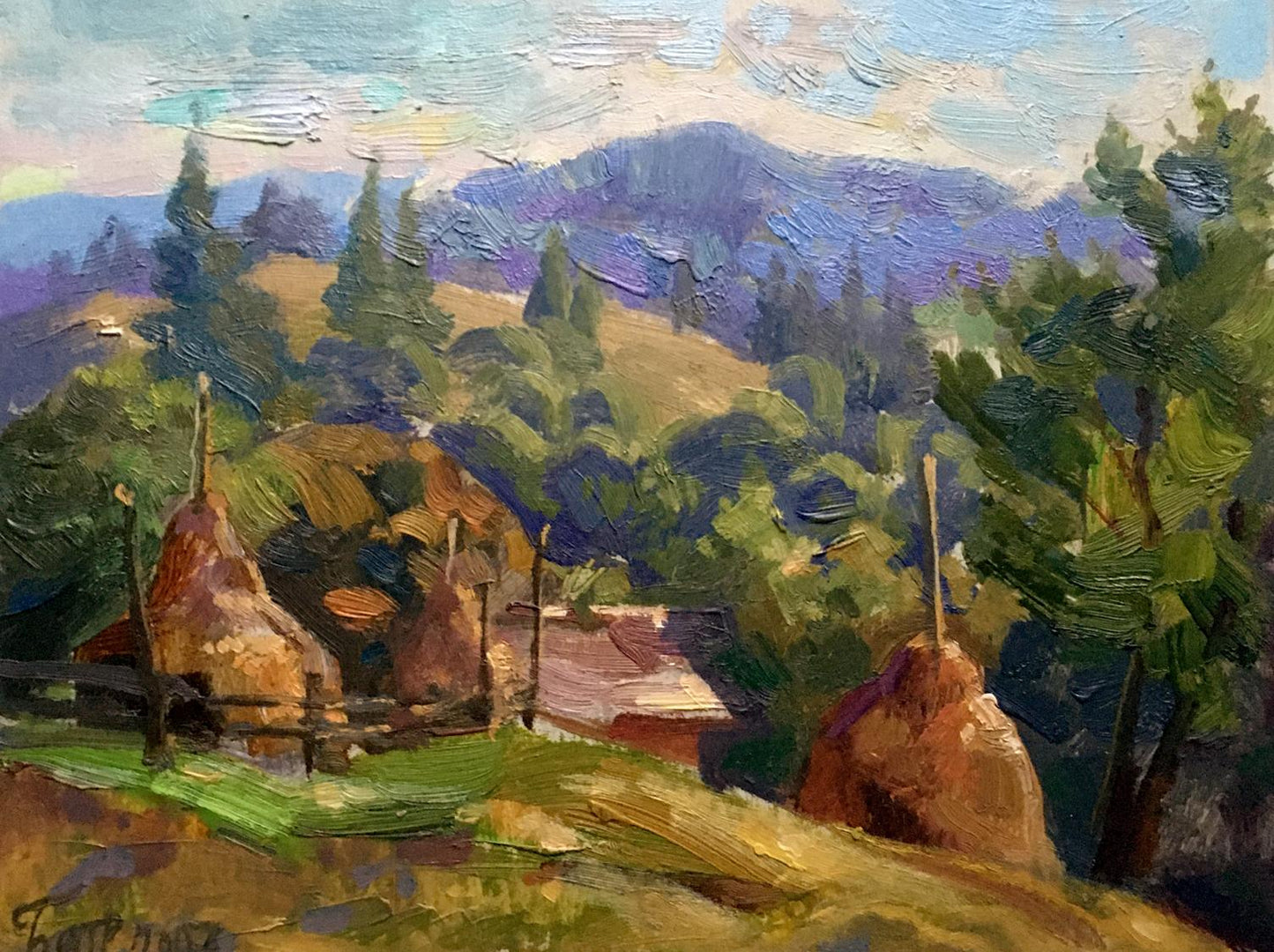 Oil painting Highland Batrakov Vladimir Grigorievich