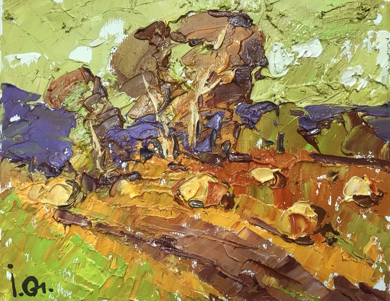 Oil painting Autumn gold Ivanyuk Alex