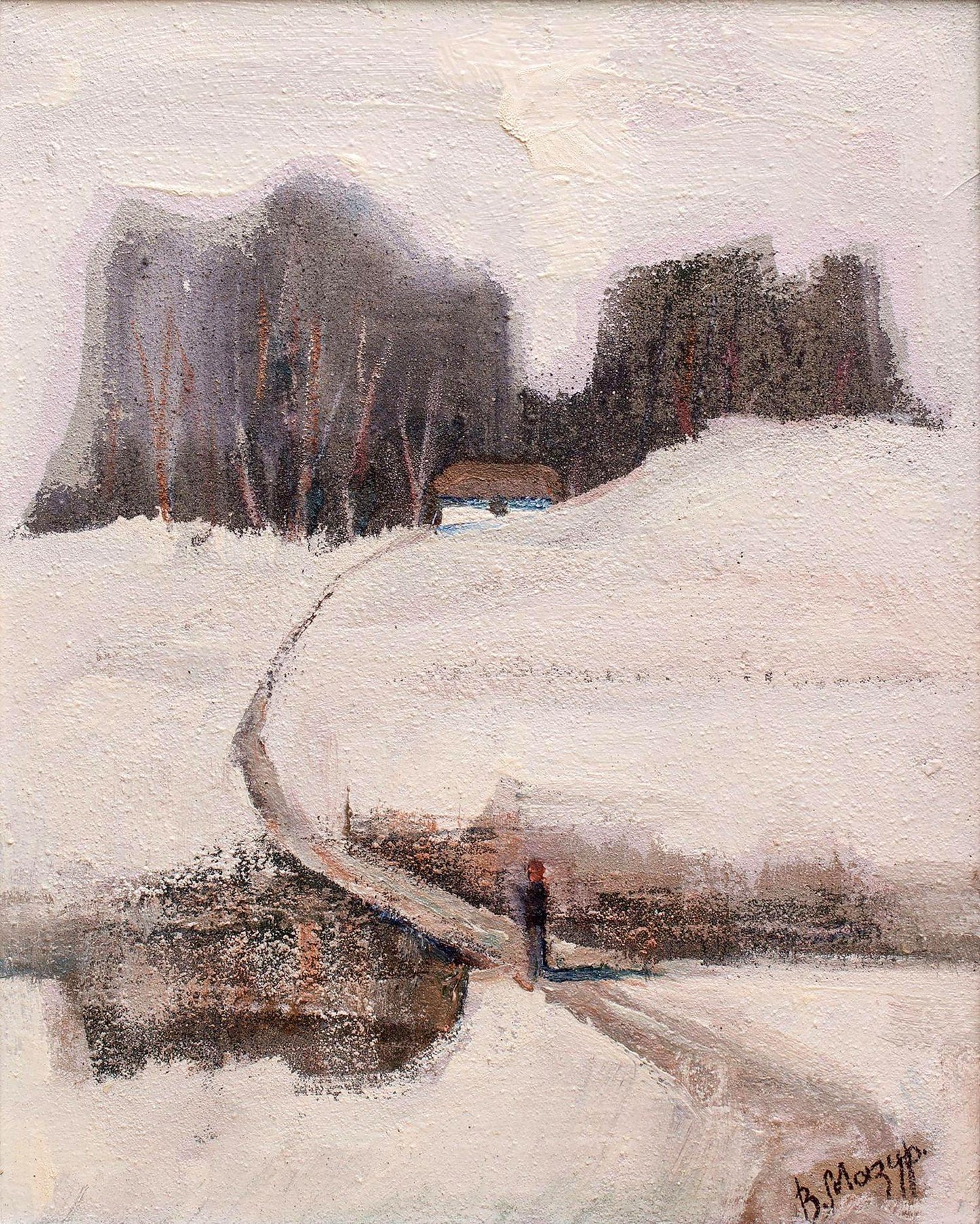 Oil painting The smell of spring Mazur Vladimir