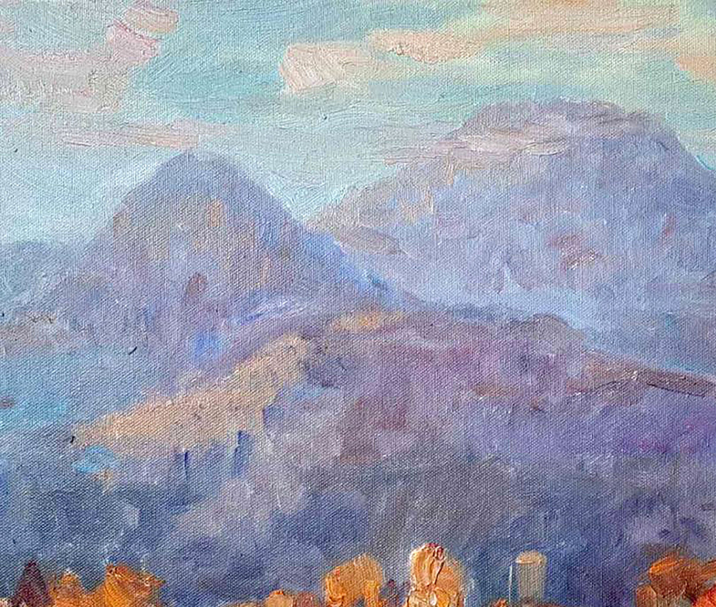 Oil painting Nature Landscape Kovalenko Ivan Mikhailovich
