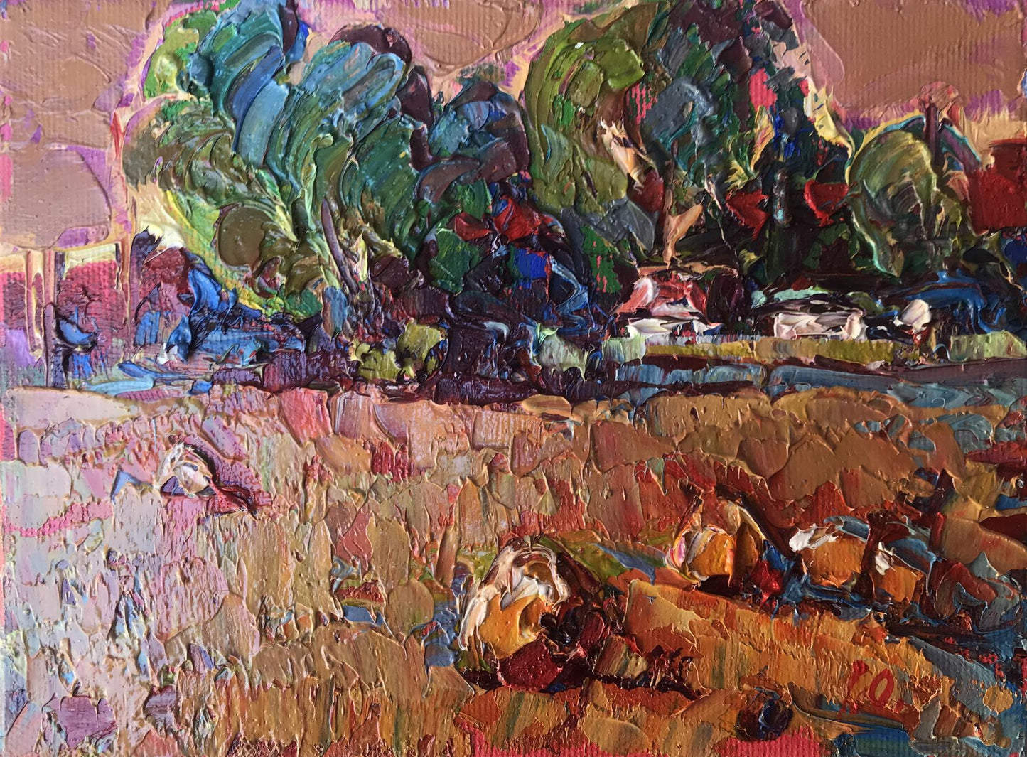 Oil painting Autumn Day Ivanyuk Alex
