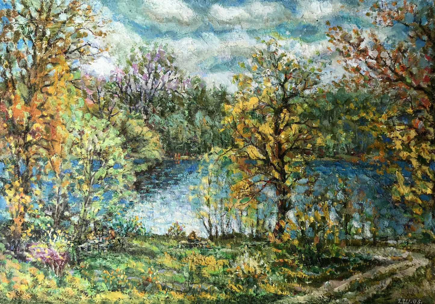 Oil painting Trostyanets Shapoval Ivan Leontyevich