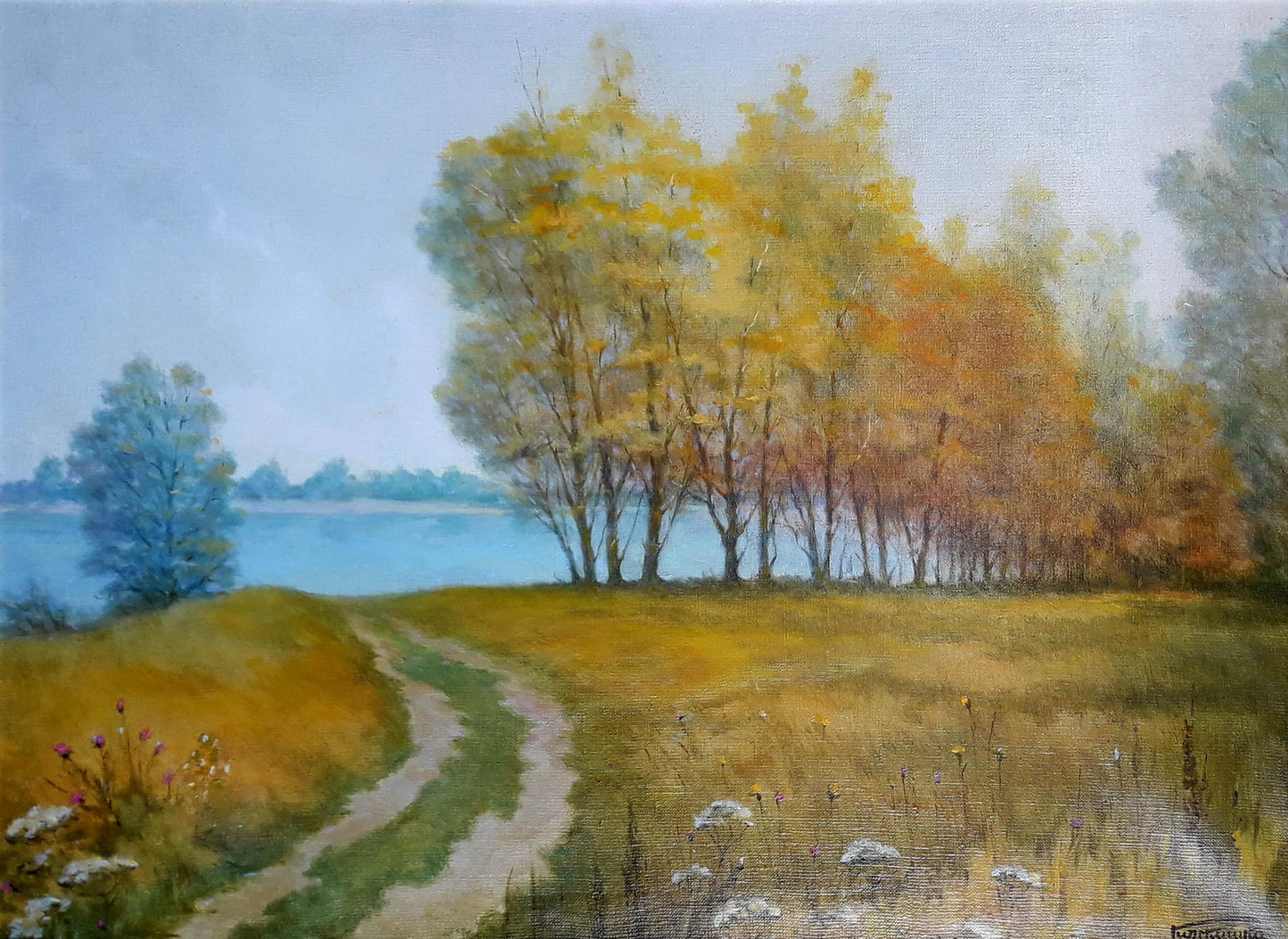 Oil painting Autumn Korkishko Vasily