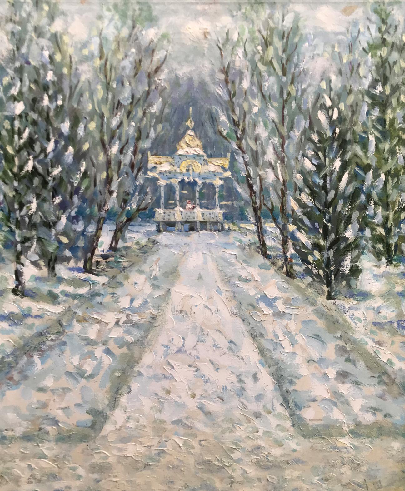 Oil painting City Park Buy