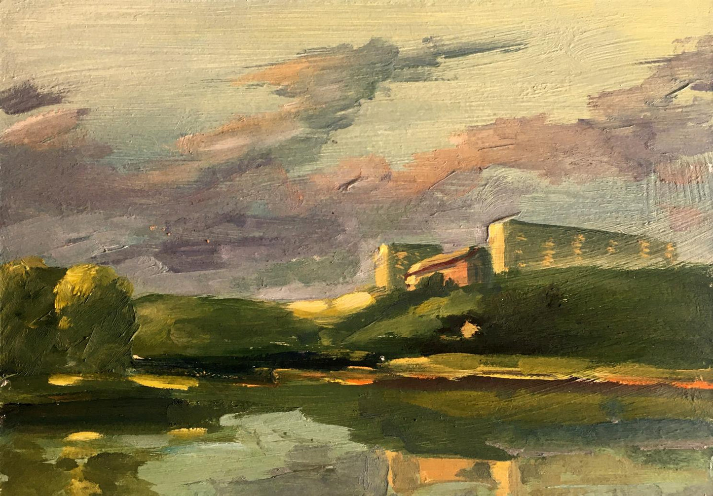 Oil painting City view Svetlana Gramm